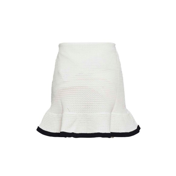 Self-Portrait White Crochet Knit Mini Skirt - NWT - Picture 2 of 3